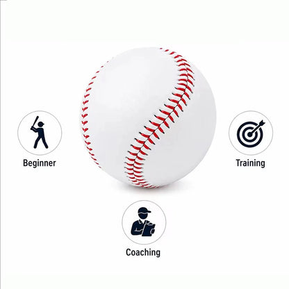 Soft and Hard Baseball PU Outer Layer Multifunctional Training Ball Suitable for Hitting Practice Outdoor Sports and Daily Game