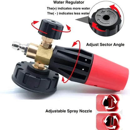 High Pressure PA Foam Cannon  Adjustable Foam sprayer Snow Foam Gun Car Washing Accessories Cleaning Kit for Pressure Washers
