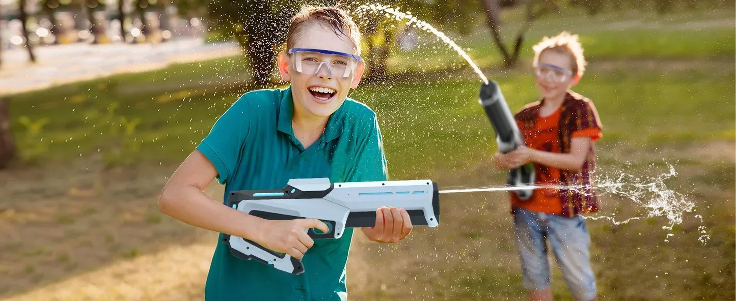 43cm Electric Water Guns For Adults Powerful Squirt Automatic Water Suction Water Blasters Summer Outdoor Beach Toy For Kid Gift