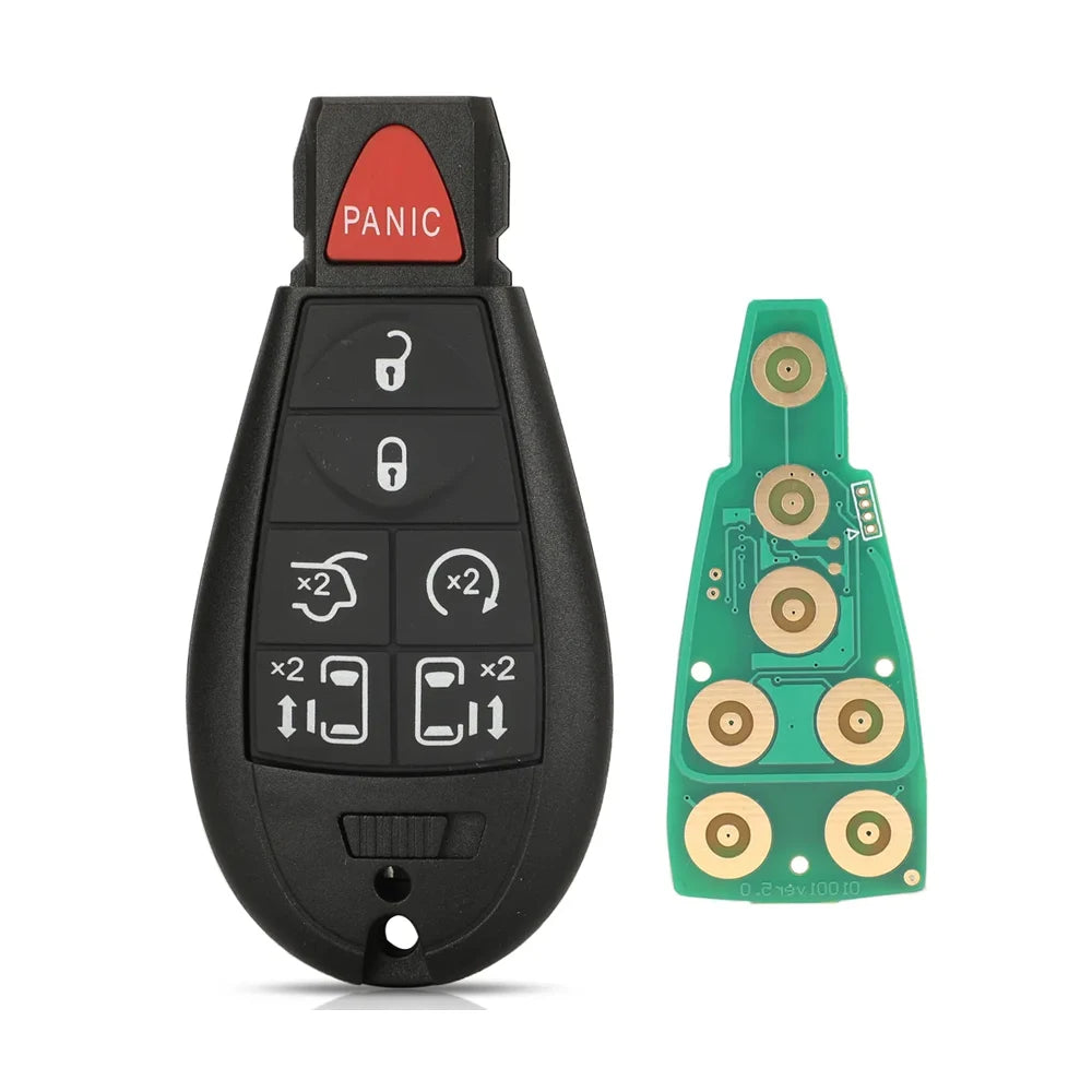 433Mhz ID46 Chip Remote Car Key For Chrysler Town & Country 300 For Jeep Grand Cherokee Dodge Caravan Journey IYZ-C01C 2008-2013