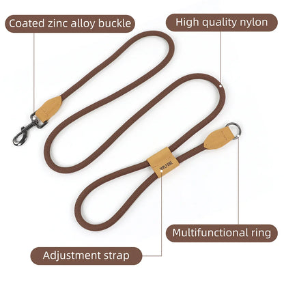 1.8M Large Dog Leash Waist Chain Traction For Running Walking Adjustment Simplicity Hands Free Dog Leash Leashes