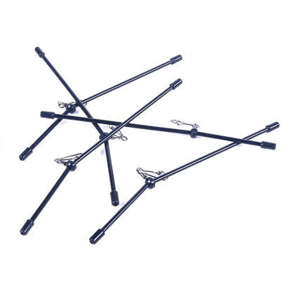 5Pcs Fishing Anti-Tangle Feeder Boom Spacer With Snaps Balance Connector Tackle Rolling Swivel Snaps Balance Connector
