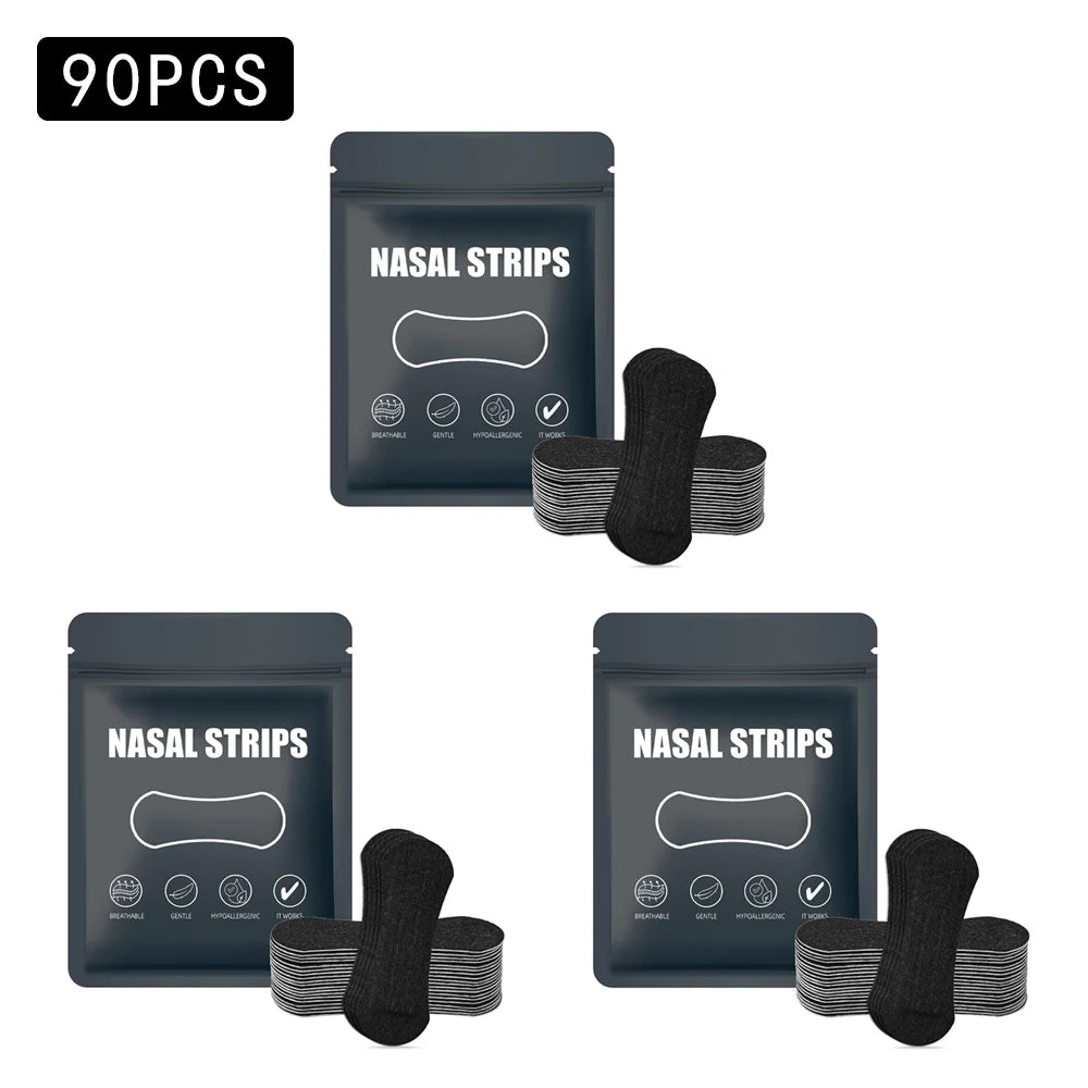 Anti Snoring Nose Strips for Breathing Correction Physical Expansion Breathable Nasal Patch Better Sleep Anti-Snoring Nasal Stri