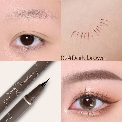 Smooth Very Fine Eyeliner Pen Longacting Quickdrying Waterproof Eyeliner Pen Suitable For Beginners Girls Holiday Gifts