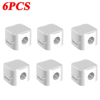 6PCS White