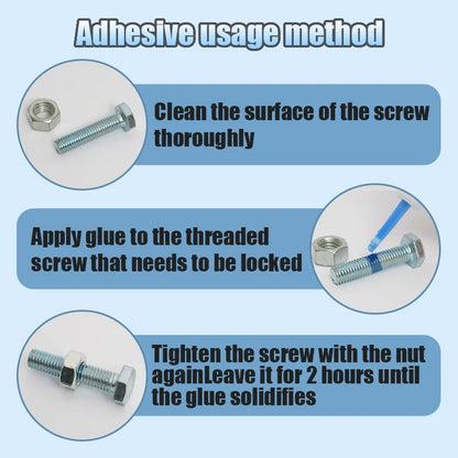 Screw Lock Threadlocker Red Screw Glue Thread Locking Agent Anaerobic Glue Anti-loose Universal Thread Sealants