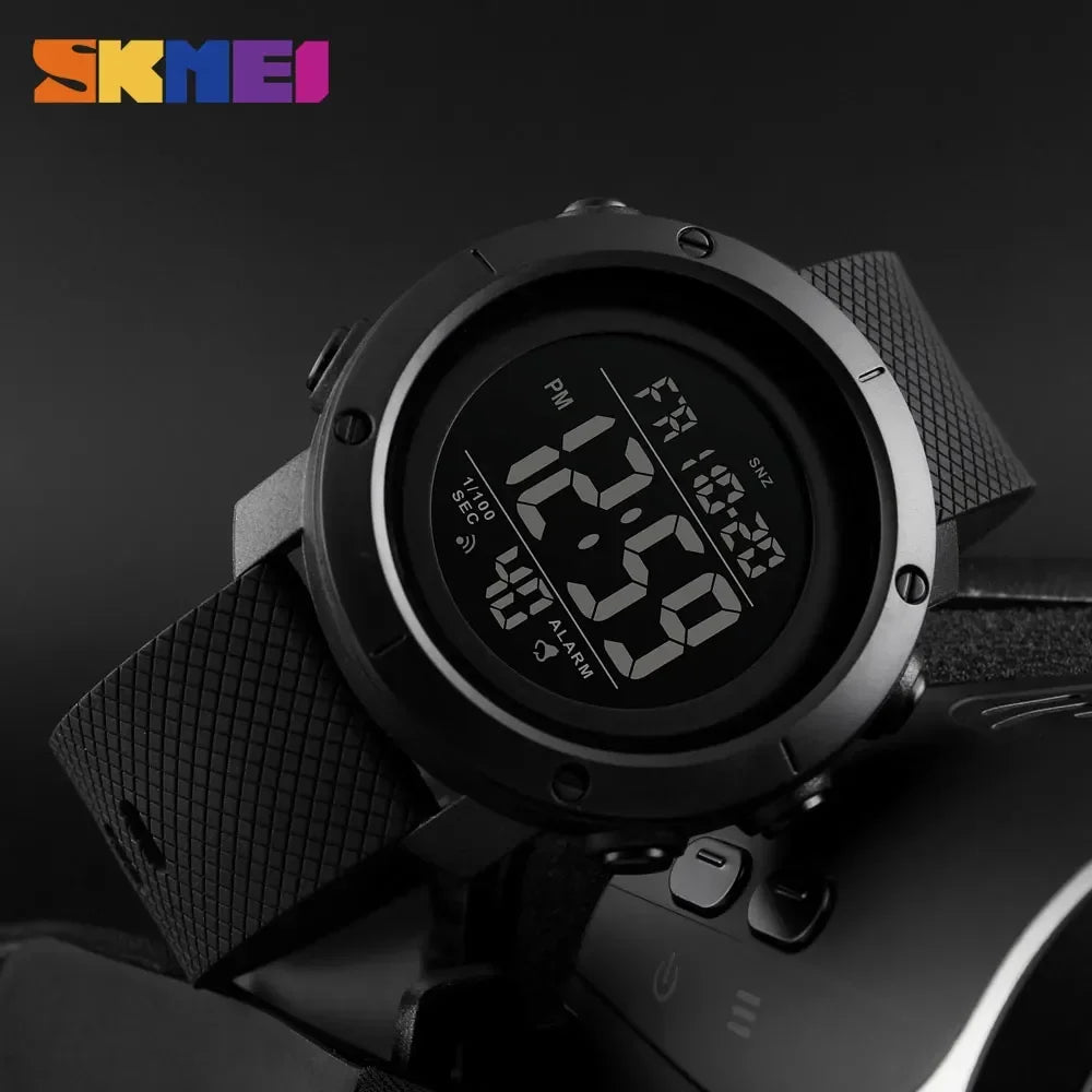 SKMEI 1426 Sports Waterproof Digital Watch for Men Stopwatch Electronic LED Display Mens Wristwatches Reloj Masculino Clock 1416