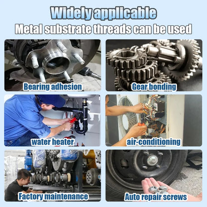 Screw Lock Threadlocker Red Screw Glue Thread Locking Agent Anaerobic Glue Anti-loose Universal Thread Sealants