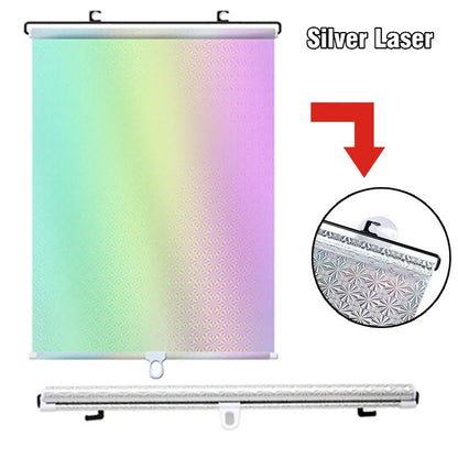 Universal Roller Blinds Suction Cup Sunshade Nail-free Blackout Curtain Car Bedroom Kitchen Office Window Sun-shading Curtains