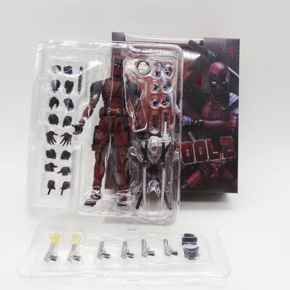 SHF X-Men Deadpool 2 Articulated Joints Moveable Action Figure Toys PVC Doll Collection Model Gift