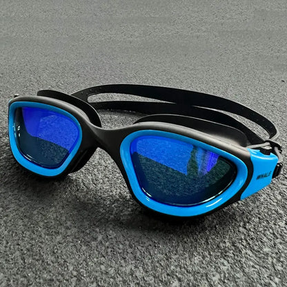 Adult Anti-Fog UV Protection Lens Men Women Swimming Goggles Waterproof Adjustable Silicone Swim Glasses Adults with Bag