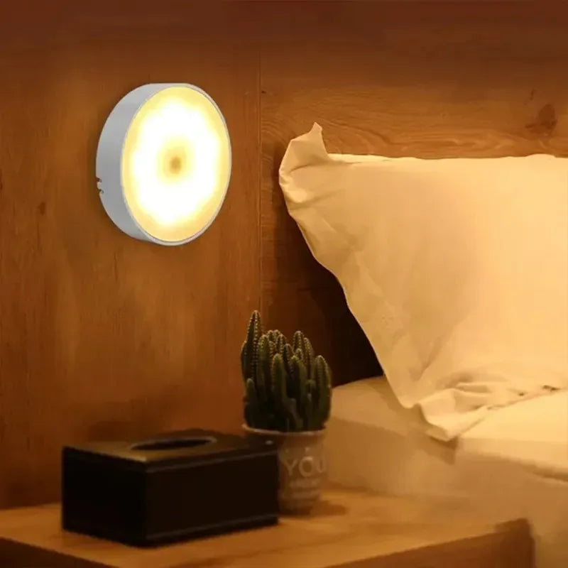 LED Night Light USB Charging Intelligent Human Induction For Bedside Cabinet Home Wardrobe Motion Sensor Light Led Lamp