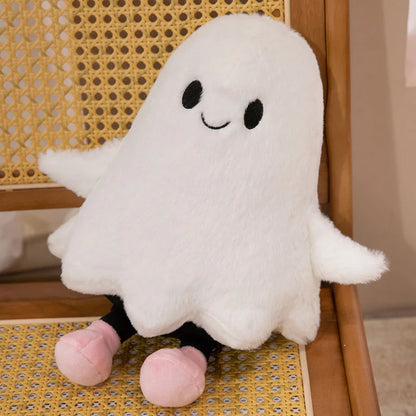 Cute White Little Ghost Plush Toy Soft Ghost Halloween Party Supplies Decorations Festival Collection Festival Gifts For Friends