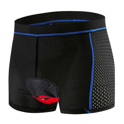New Cycling Shorts Men's Cycling Underwear Breathable Mesh Riding Underpant Gel Pad Shockproof Bike Shorts Bicycle Underwear