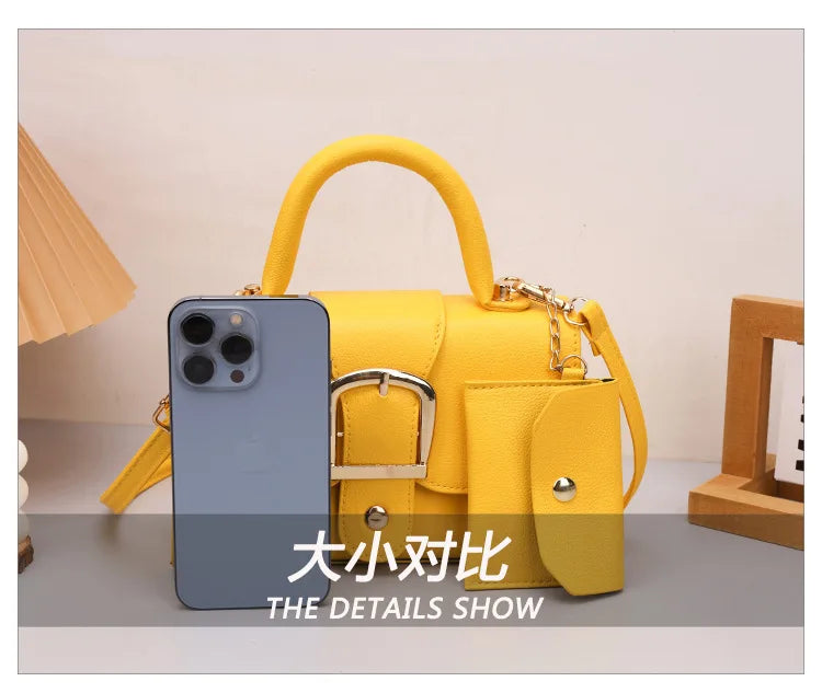 Fashion Square Shoulder Bags For Women, Small Handbags And Purses, PU Leather Crossbody Bags For Daily Used, Commuting, Gifts
