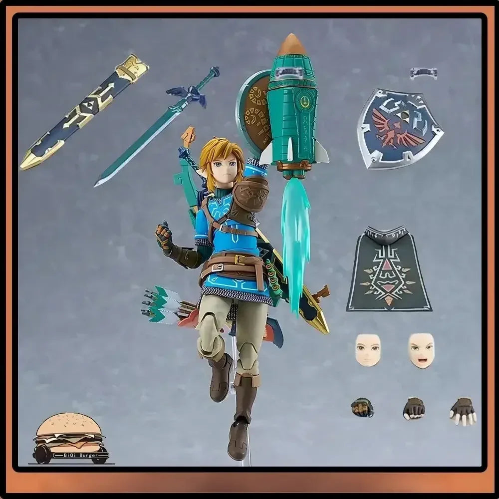 GSC Figma 626 Link Tears of The Kingdom Ver Limited Edition Action Figure In Stock Collectible Model Ornament Toys Birthday Gift