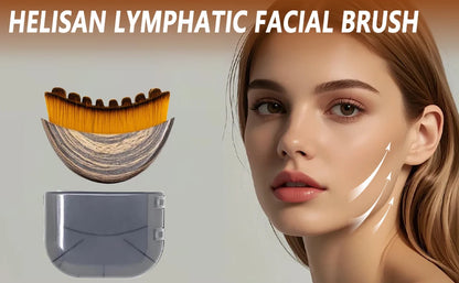 New Lymphatic Contour Face Brush, Lymphatic Drainage Massager for Face,Ergonomically Designed to Fit The Skin Precisely and Reli