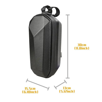 Waterproof E-Bike Front Bag 5L Big Capacity Scooter Tube Bag Wear-resistant Hard Shell Bicycle Storage Bag Bike Accessories