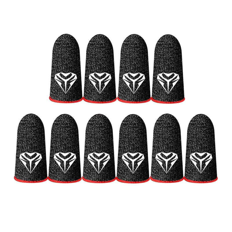 1-10 Pairs Thumb Gloves Touch Screen Finger Cots Sweatproof for PUBG Mobile Game Accessories
