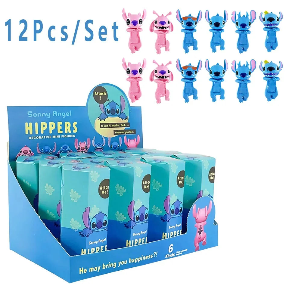 New STITCH Surprise Angel Blind Box Party Angel Mysterious Blind Box Cute Anime Figures Christmas Gifts Model Doll Kids Toys