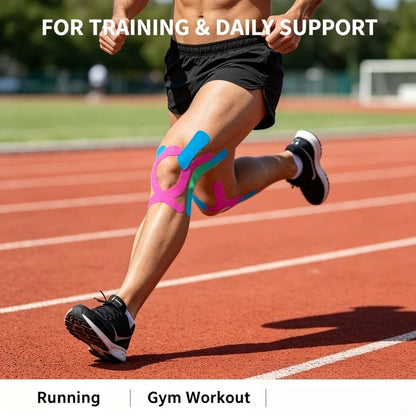 Sports Waterproof Kinesiology Tape Stickers Athletic Bandage Muscle Recovery Protector Strapping Pain Relief Tennis Gym