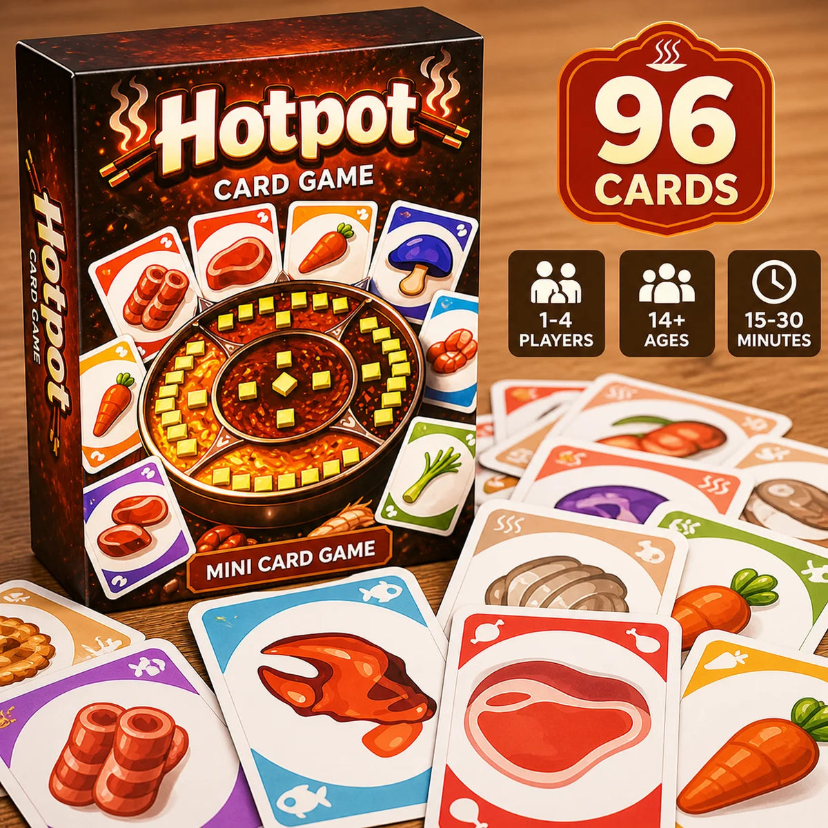 Palia Hotpot Style Card Game Set Collection Party Game Strategic Matching Gameplay Build Three Sets Of Three Cards Fun