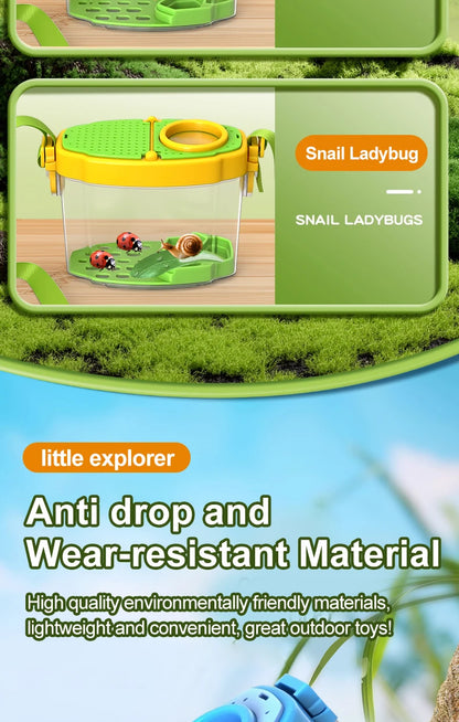 Novel Insect Observation Box Outdoor Collection Telescope Tadpole Butterfly Silkworm Biological Experiment Capture Tool