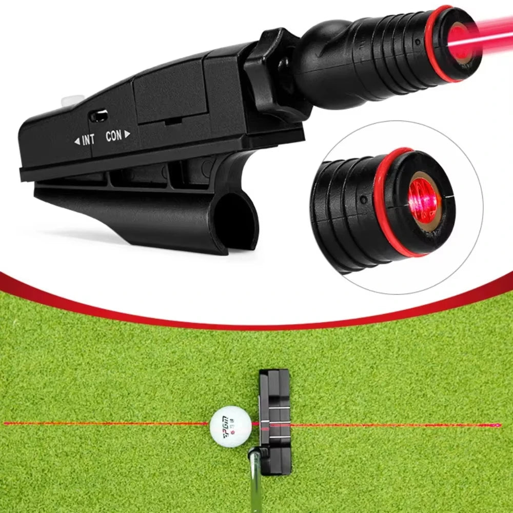 Golf Putter Laser Sight Machine Aiming Instrument Indoor Teaching Linear Laser Golf Putter Golf putting Laser DeviTraining Aids