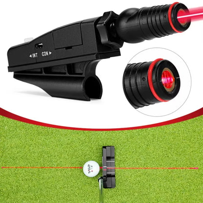 Golf Putter Laser Sight Machine Aiming Instrument Indoor Teaching Linear Laser Golf Putter Golf putting Laser DeviTraining Aids