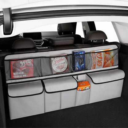 JFBONIN Car Trunk Storage Bag SUV Car Seat Back Hanging Bag Multi Functional Storage Mesh Bag Car Interior Storage Items