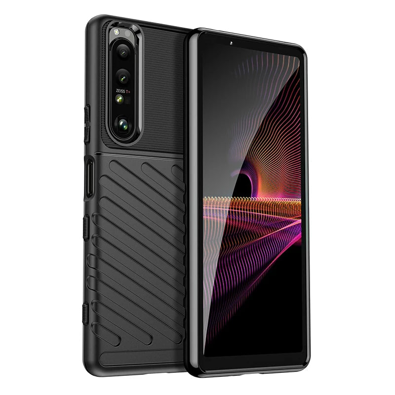 Luxury Shockproof Silicone Phone Case for Sony Xperia 1 III - Soft TPU Protective Cover
