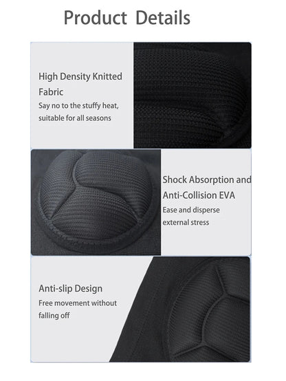 1Pair Thickened Protection Sports Kneepad Gym Support Fitness Gear Gear Basketball Brace Protector Male/Female Non Slip Pads