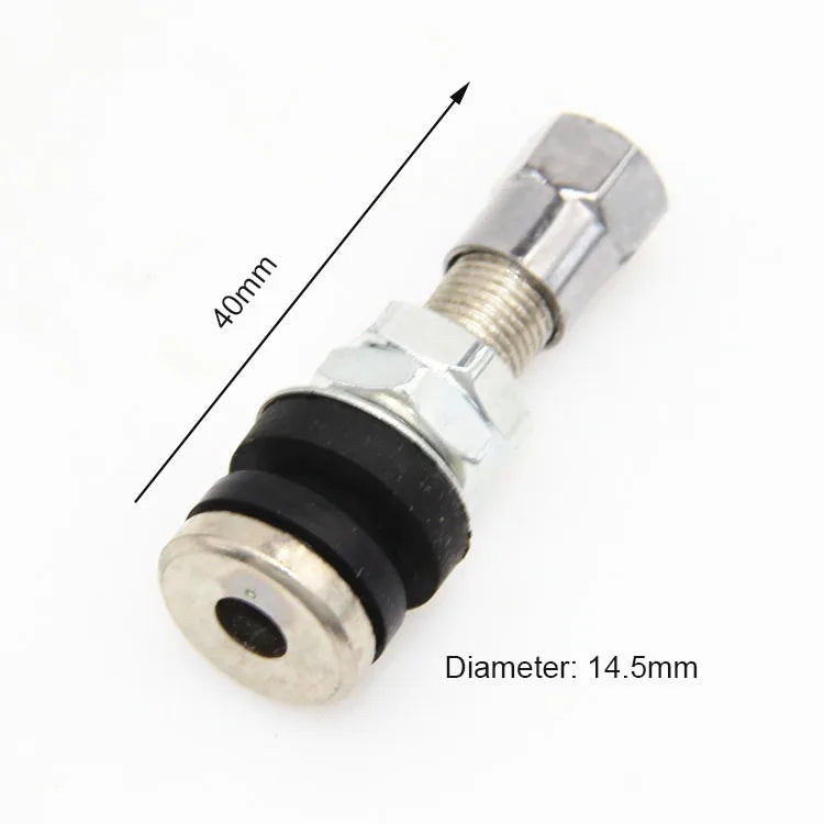 Motorcycle Scooter Tubeless Tire Valve Stem Straight Bent 90 135 degree Copper Silver Valve For ATV Motorbike Quad