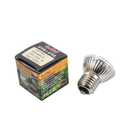 Reptile Heat Lamp UVA+UVB Full Spectrum 25/50/75w Reptile Lizard Snake Turtle Pet Sunbathing Uv Bulb Suitable For E27 Lamp Base