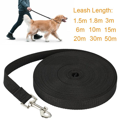Long Dog Leash For Small Large Dogs Cats Strong Nylon Puppy Training Traction Rope Portable Pet Lead Golden Retriever Supplies
