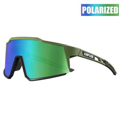 Kapvoe Cycling Glasses Polarized MTB Road Bike Glasses UV400 Protection Sunglasses Ultra Light Sport Eyewear Equipment