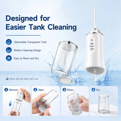 Powerful Water Oral Irrigation Irrigator Jet Ultrasound Air Ipx7 Waterproof Mouthwash Machines Dental Floss Flosser Irigator