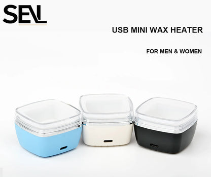 USB Wax Heater Machine Depilatory Waxing Beans Heater Nose Facial Wax Kit Depilatory Waxing Beans Heater For Men and Women