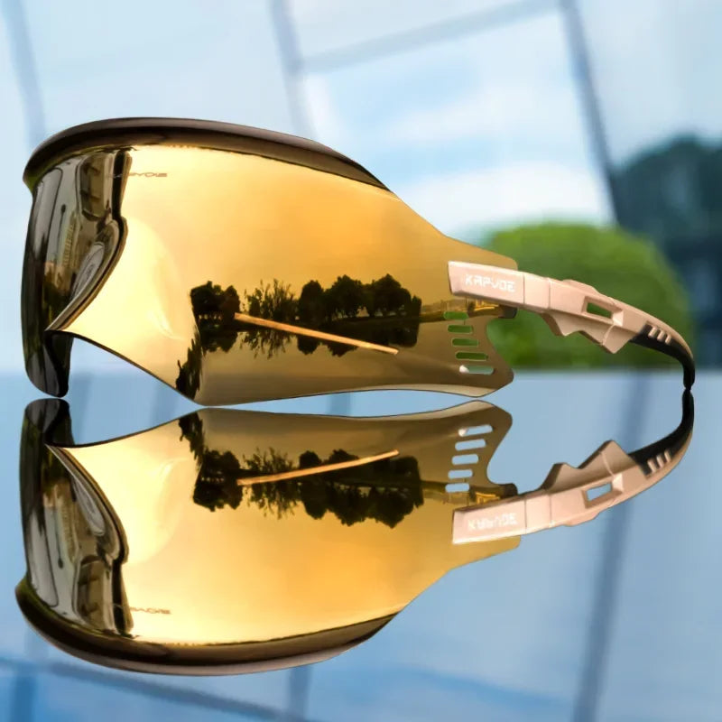 2025 Kapvoe Sport Sunglasses Road Bike Mountain Bicycle Cycl Glasses Riding Goggle Sports Eyewear for Man Women Cycling Glasses