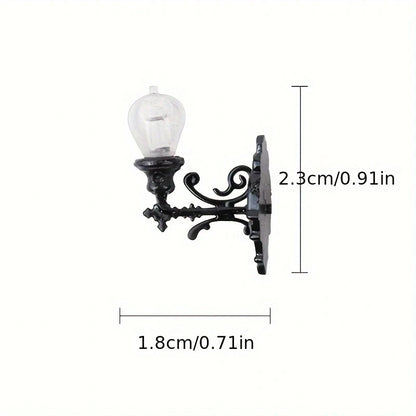1Pc Model Wall Lamp Moss Micro Landscape Decoration Lamp Architectural Sand Table Model Wall Lamp Material