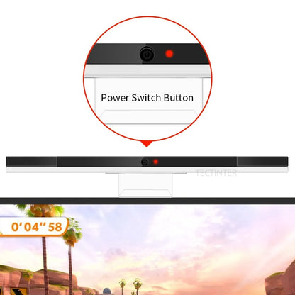 Wireless/Wired Sensor Remote Bar For Wii Receiver Sensor Bar For Nintendo Wii Infrared IR Signal Ray Sensor Receiver Bar