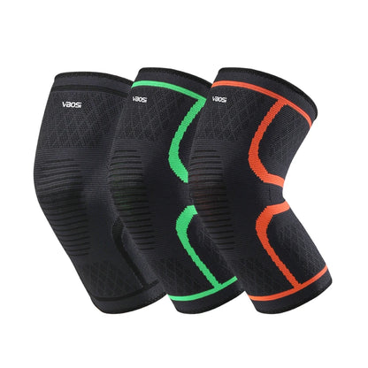 1 Pc Elastic Breathable Compression Knee Support Sleeve for Basketball Running Cycling