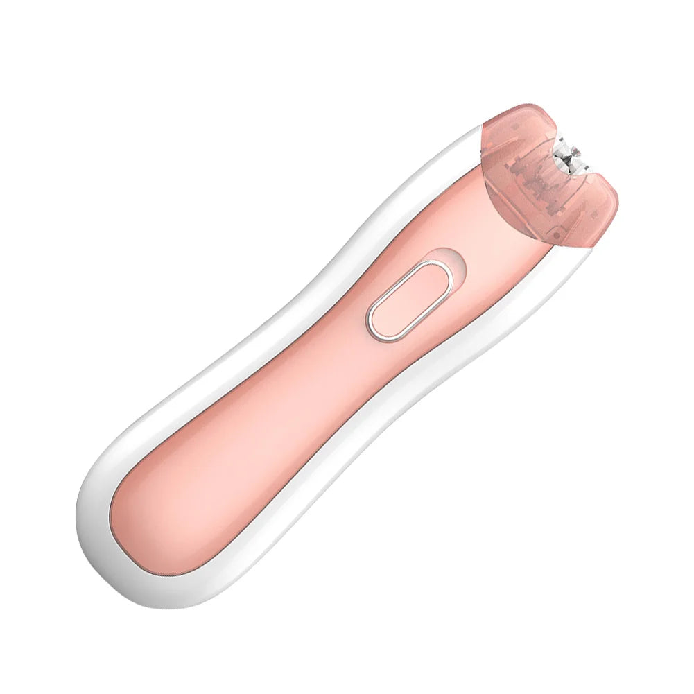 Women Painless Hair Trimmer Portable Armpit Leg Hair Removal Machine Smooth Glide Epilator for Facial Wholebody Home Use