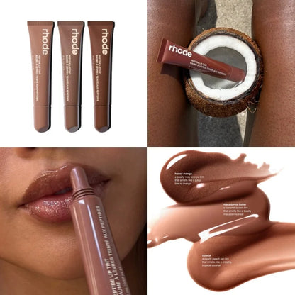 Summer Limited Edition Peptide Lip Tint Colada Honey Mango Macadamia Butter Lips Gloss Makeup Moisturizing Lipstick Glaze
