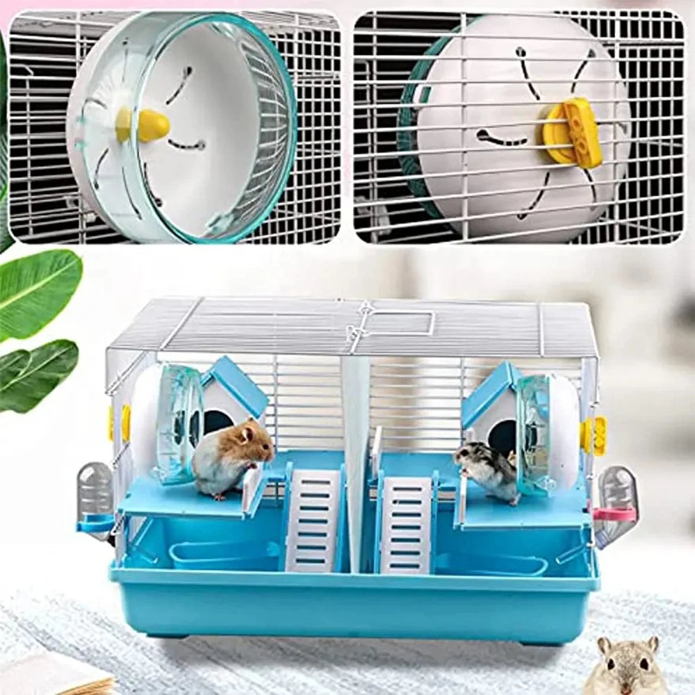 Hamster Wheel Running Disc Toy Sport Running Silent Transparent Small Pet Rotatory Jogging Wheel Toys Pet Hamster Cage Supplies