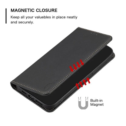 For Samsung Galaxy S25 FE Case Magnetic Flip Phone Case on For Fundas Samsung S25 FE S25FE 5G SM-S731B Leather Card Cover Coque