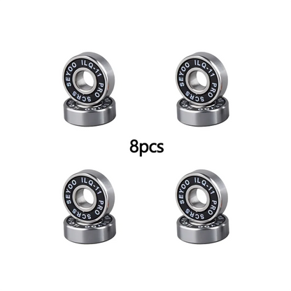 8PC bearings ILQ-11 high-speed bearings are suitable forskateboard long board inline roller skates and ice skates with low noise