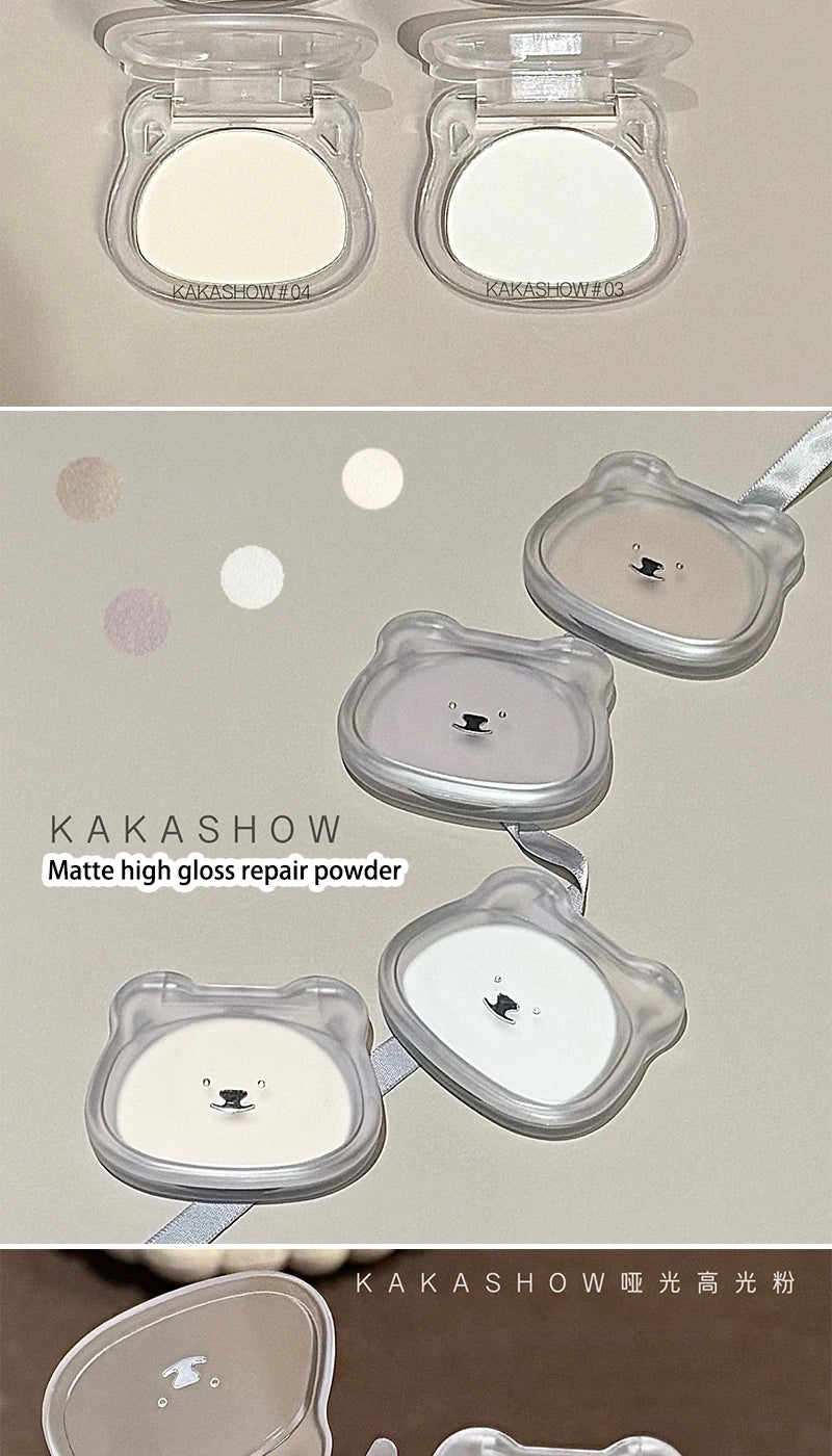 Skin-friendly powder, oil control skin, fill makeup concealer,waterproof and sweat proof, do not take off makeup not card powder