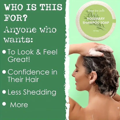 Rosemary Shampoo Hair Growth Soap Moisturizing Oil Control Non Irritating Increase Gloss Nourishing Hair Strengthening Shampoo