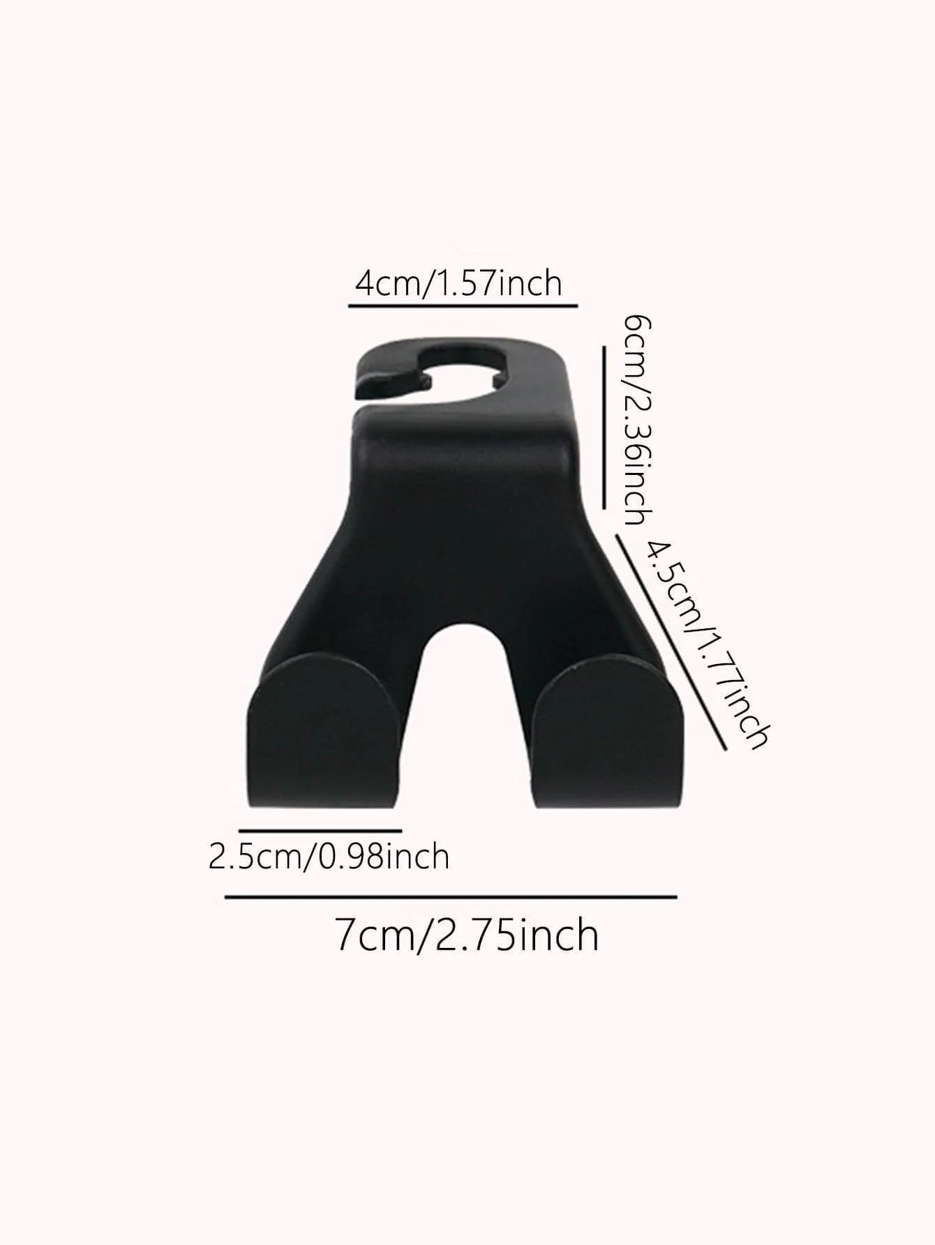 Concealed Creative New Car Seat Back Hook Multi Functional Rear Car Phone Holder Hook Automotive Accessories